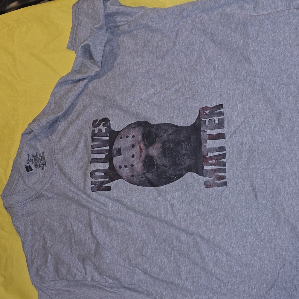 Jason. Graphic Tshirt Hanes ComfortSoft Gray T-Shirt